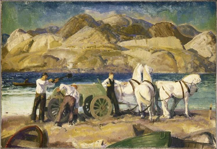 George Wesley Bellows Sand Cart Germany oil painting art